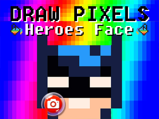 Draw Pixels Heroes Face game cover
