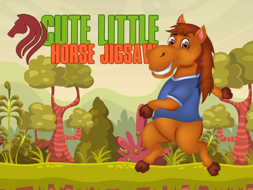 Cute Little Horse Jigsaw game cover